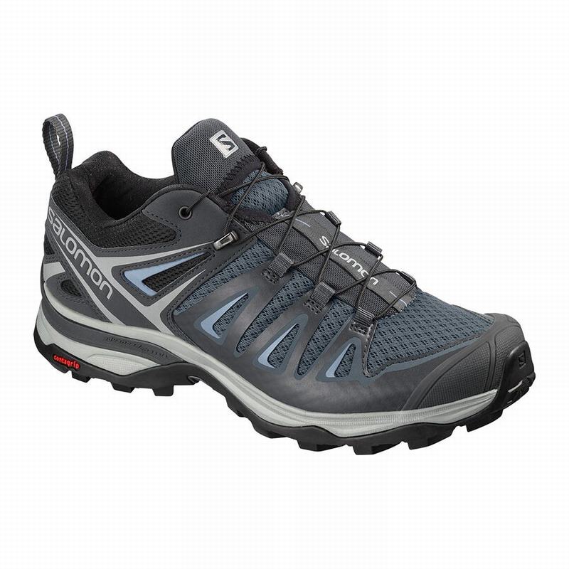 Salomon Singapore Womens Hiking Shoes - X ULTRA 3 Dark Blue/Black | 69153-DYJN